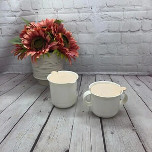 vintage tupperware tabletop sugar and creamer